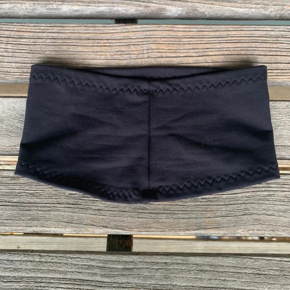 ROXUSA Black Cycling Headband Athletic Spandex Stretch Activewear Biking USA